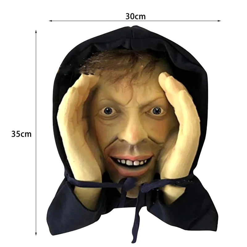 Scary Peeper Halloween Window Sticker 30x35cm